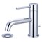 Pioneer Industries Single Handle Bathroom Faucet, Compression Hose, Single Hole, Chrome, Overall Height: 6" 3MT160 - alternate 1